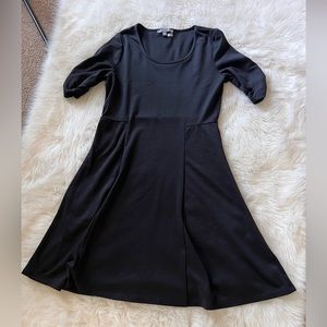 My collection petite sz pm women's black ¾ sleeve dress 0285